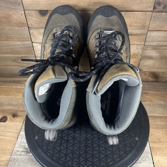 Montrail Womens Size US 8.5 Brown Suede Vibram GTX Lace Up Hiking Trail Boots - Picture 5 of 10
